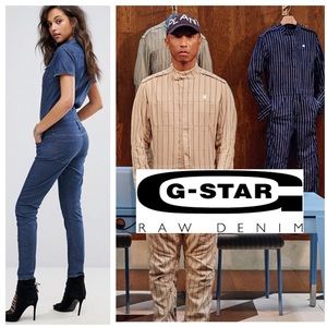 NWOT G-STAR Raw Denim Jumpsuit LIMITED Edition